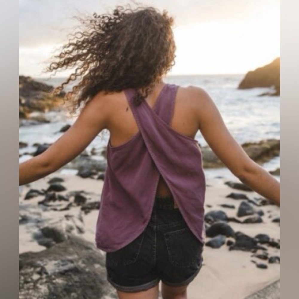 Tentree | Harbour Open Back Tank Top 100% Tencel Lyocell
